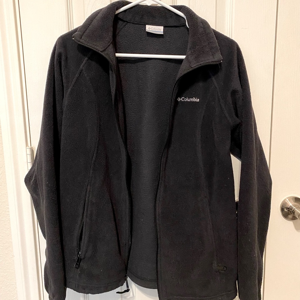 Columbia black fleece jacket